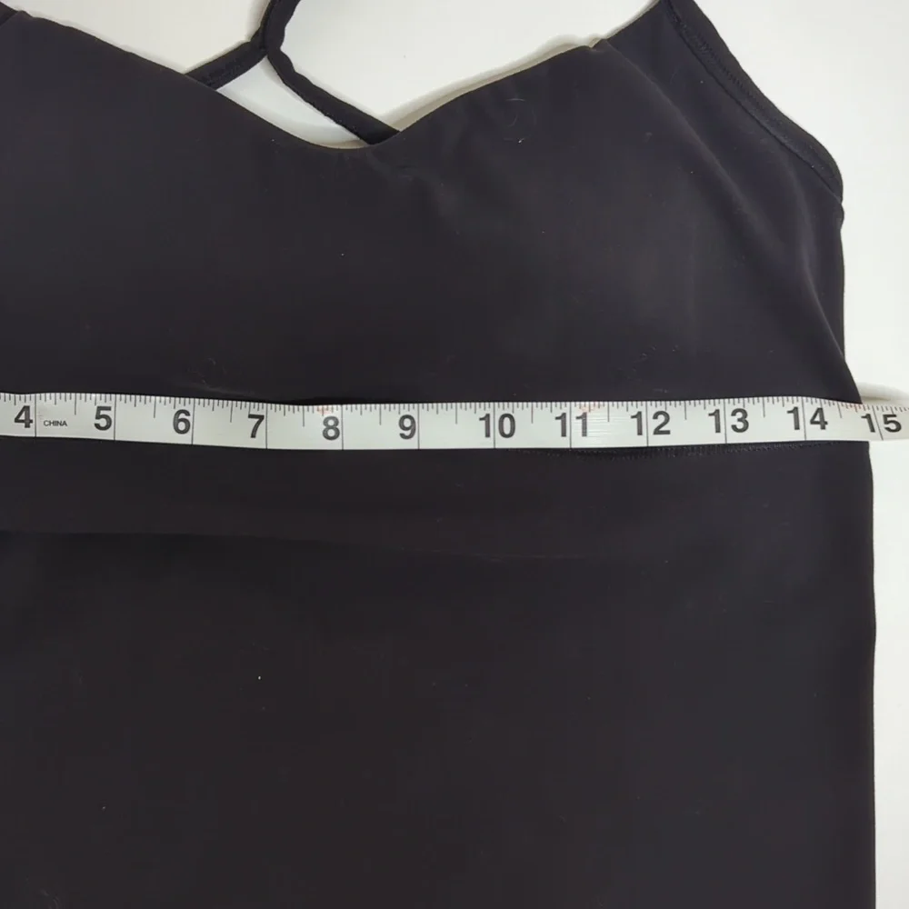 Athleta Vinyasa Support Top Black size Medium - Picture 7 of 7